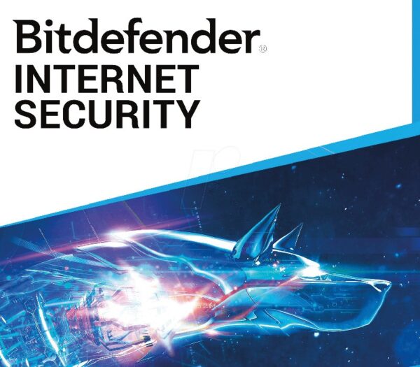 Bitdefender Internet Security 2023 Chave UE 1 ano/1 PC